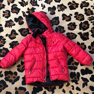 Polo boys 5 jacket red/black excellent condition